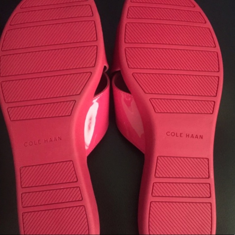 SOLD: ✨NWT! Cole Haan” Grand Pink Slip Sandals - Picture 3 of 4